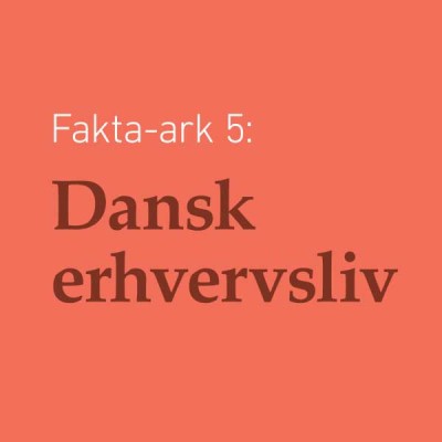 Fakta-ark 5 - Dansk Erhvervsliv